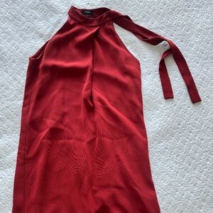 Theory halter mini dress